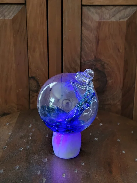 Handblown Glass Tree Of Life Orb - Picture 8 of 16